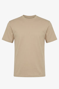 Klassiek bruin katoenen T-shirt voor heren