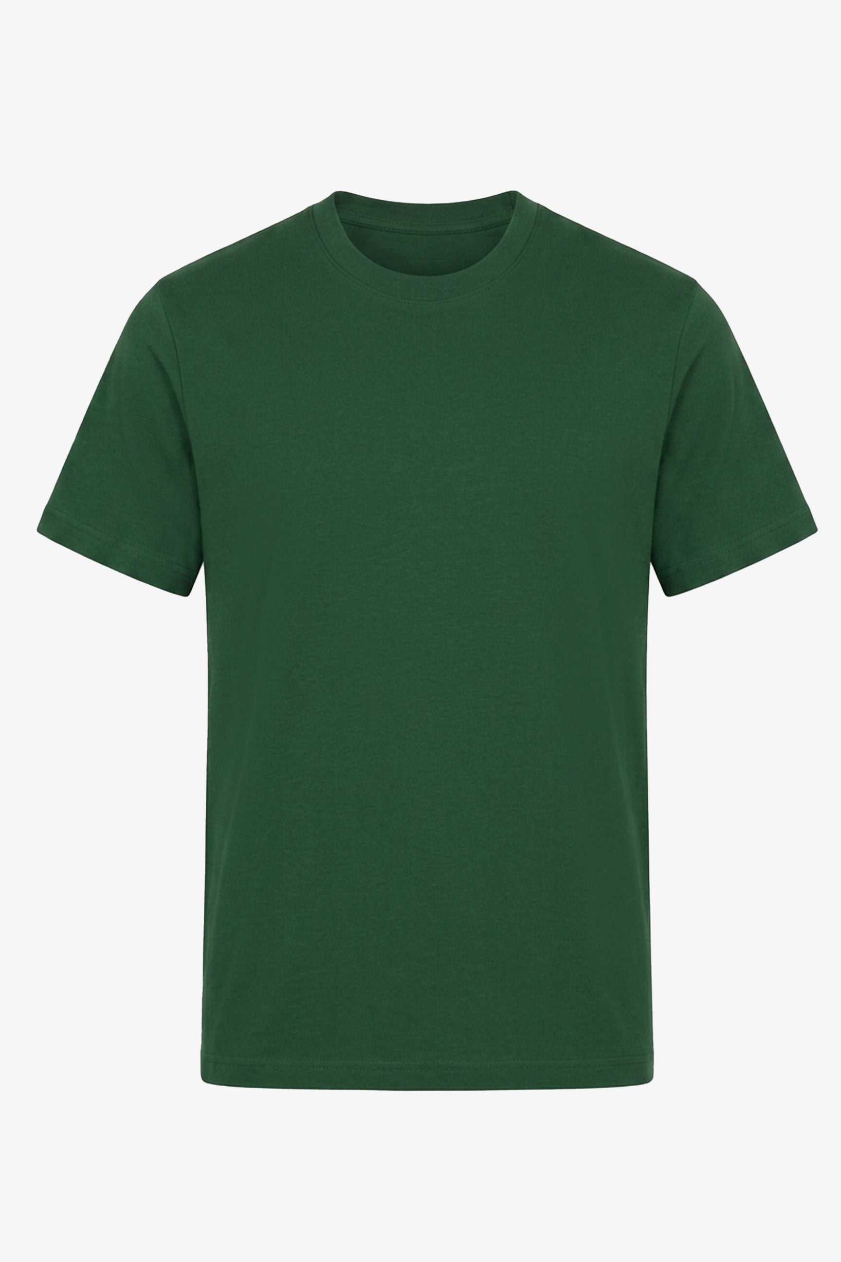 Klassiek groen katoenen T-shirt voor heren