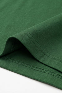 Klassiek groen katoenen T-shirt voor heren