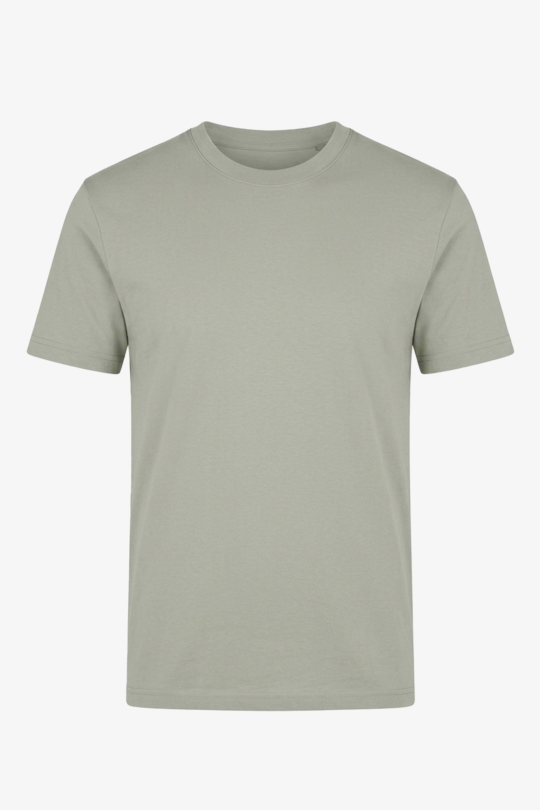 Klassiek grijs katoenen T-shirt voor heren