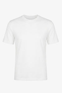 Klassiek off-white katoenen T-shirt voor heren