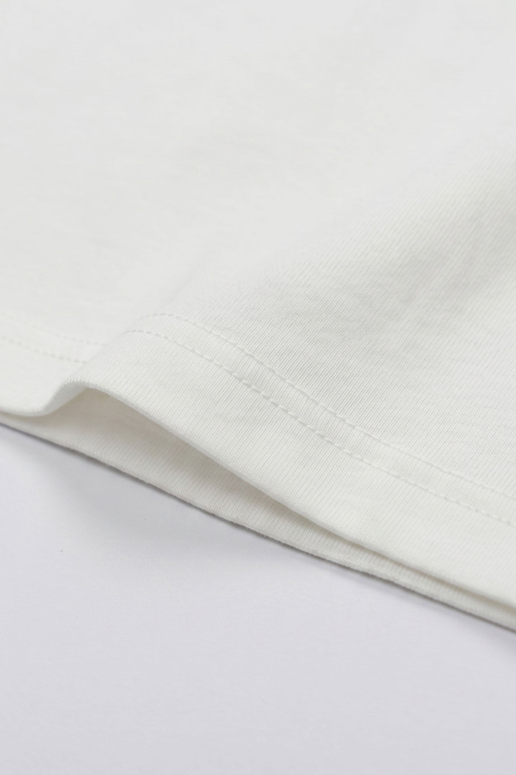 Klassiek off-white katoenen T-shirt voor heren