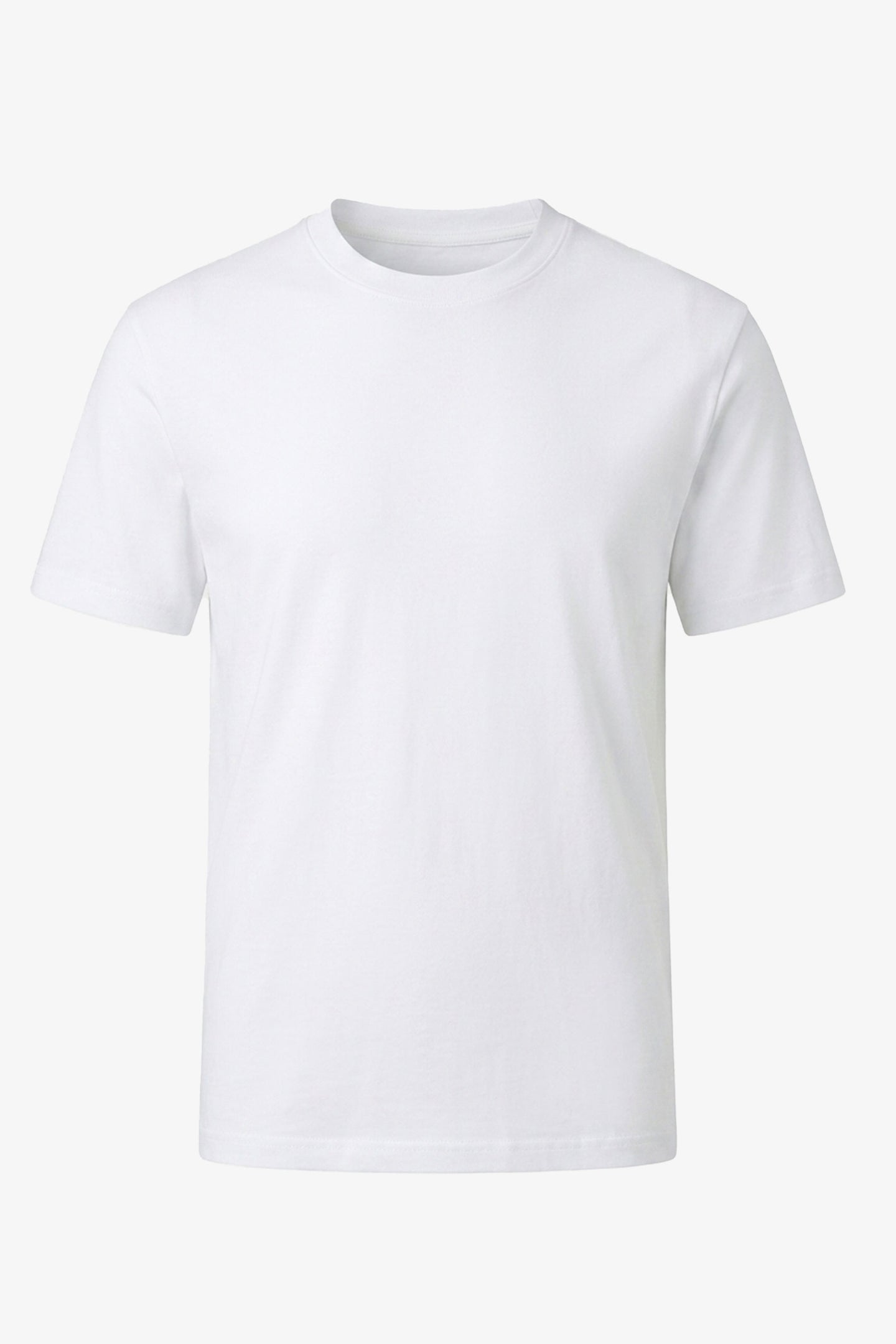 Klassiek wit katoenen T-shirt voor heren