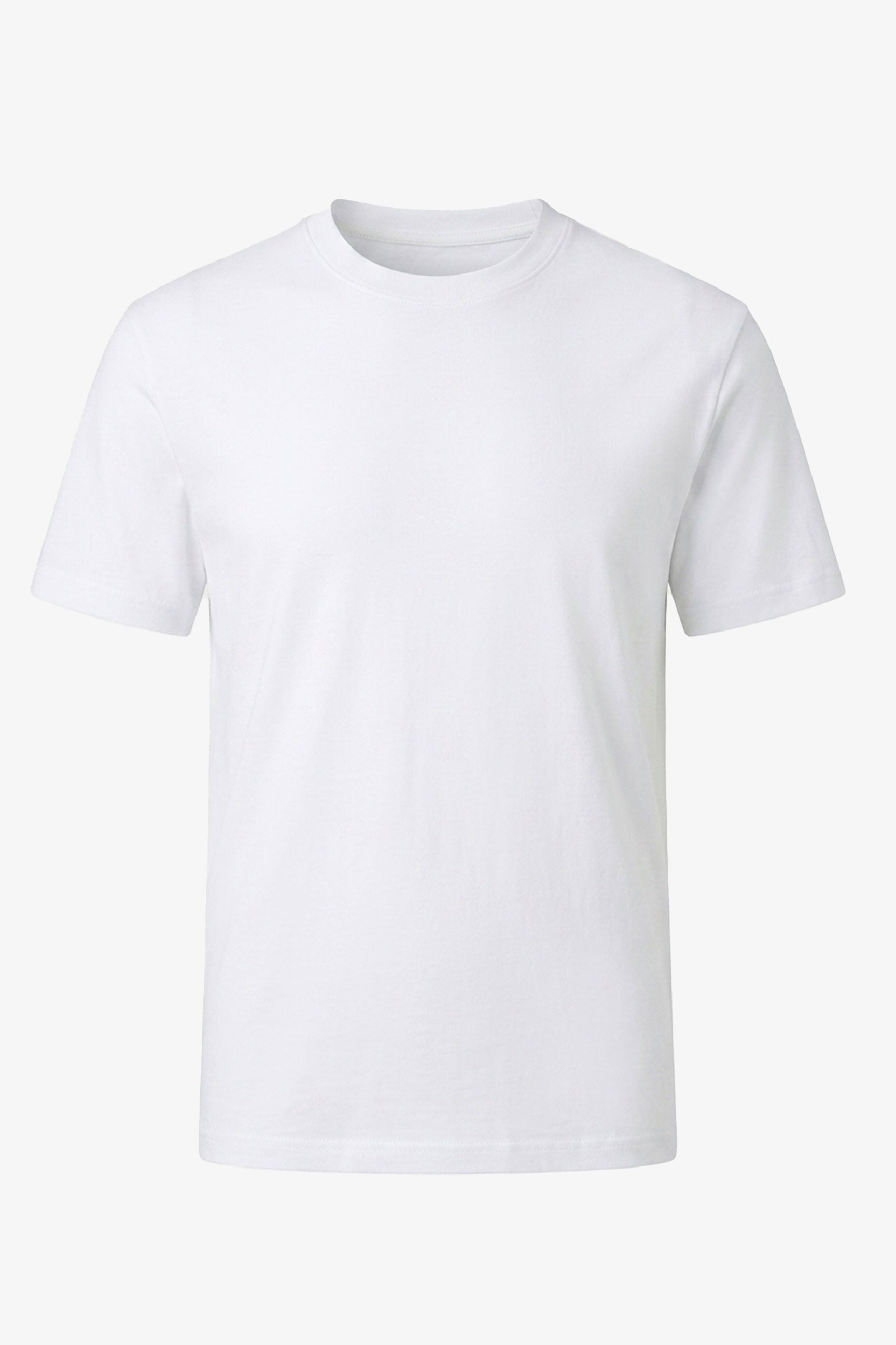 Klassiek wit katoenen T-shirt voor heren