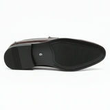 Heren instappers van imitatieleer met penny-motief