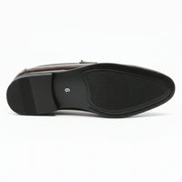 Heren instappers van imitatieleer met penny-motief