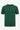 Groen klassiek gebreid T-shirt voor heren met korte mouwen en ronde hals.