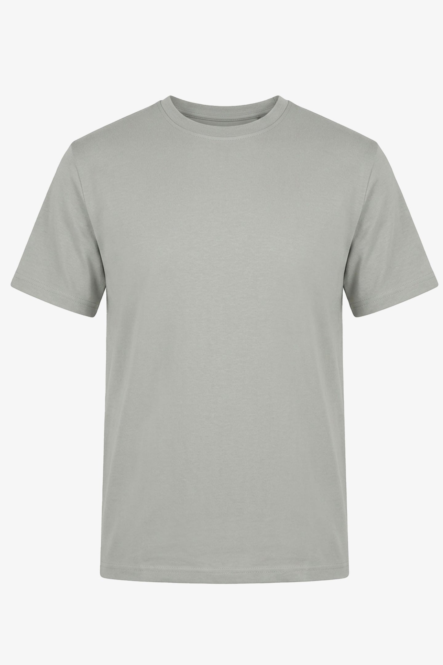 Klassiek grijs T-shirt van katoenmix voor heren