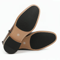 Wingtip Brogue enkellaarsjes voor heren