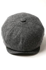 Heren 8 Panel Krantenjongenspet - Cavani Martez - Donkergrijs