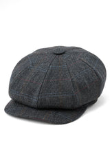 Heren 8-delige Razor Baker Boy-hoed van wollen tweed Blinders Newsboy platte pet