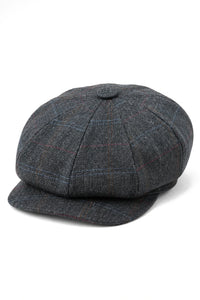 Heren 8-delige Razor Baker Boy-hoed van wollen tweed Blinders Newsboy platte pet