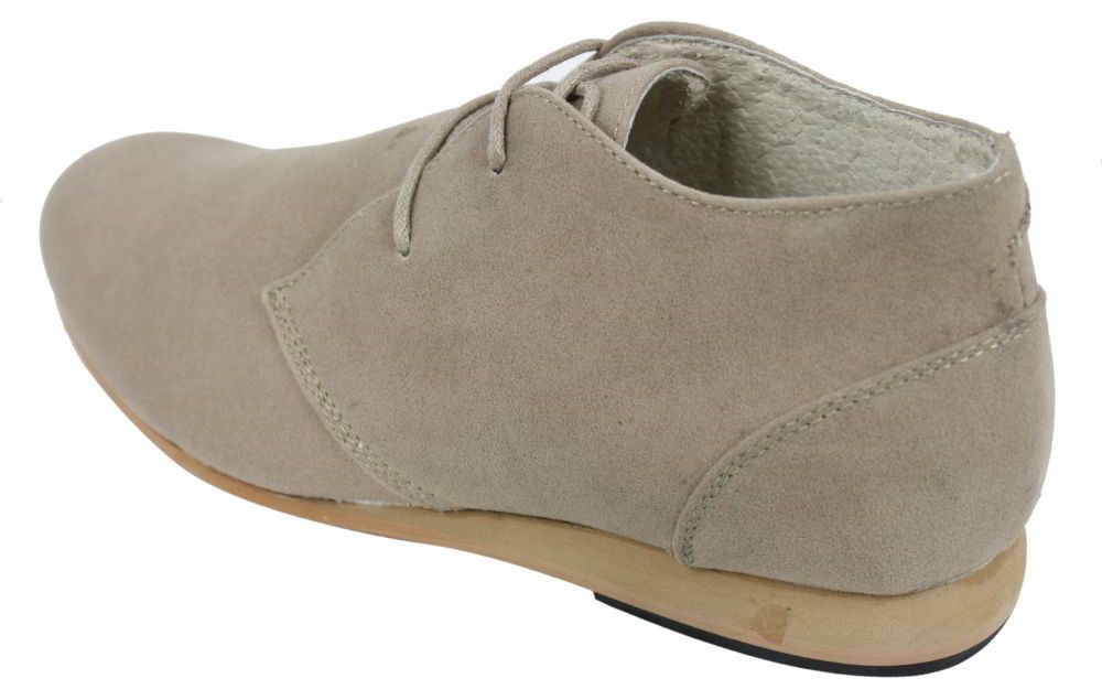 Mens Black Beige Brown Navy Desert Boots Shoes Suede High Top Ankle Chelsea