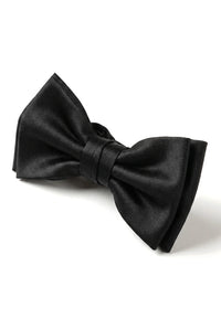 Herenstrik Pochet Manchetknopen Cadeauset Zwarte Kleur