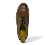 Bruine suède leren brogues voor heren