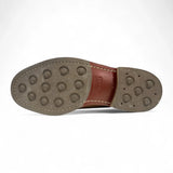 Bruine suède leren brogues voor heren