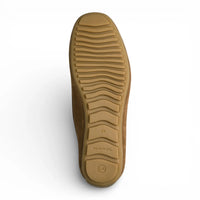 Bruine suède mocassin loafers voor heren
