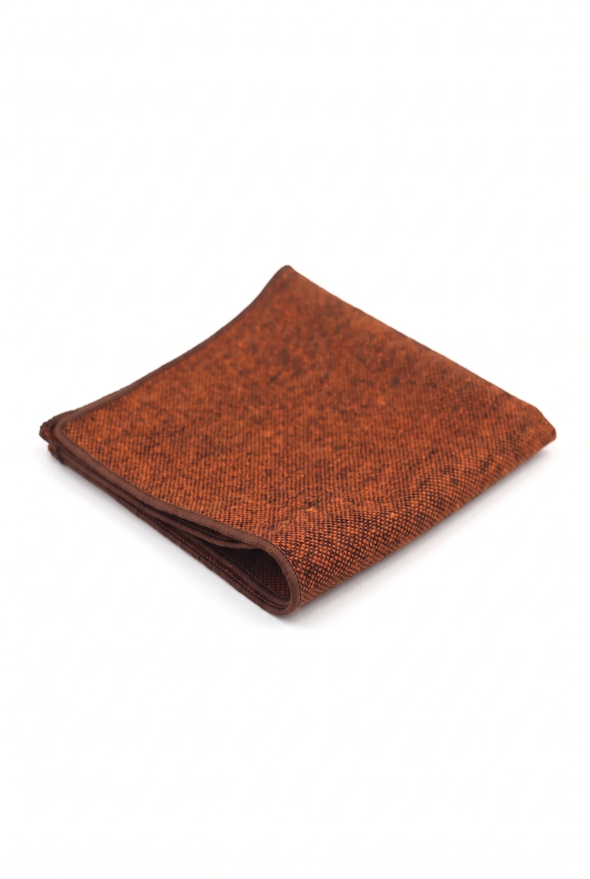 Herenpochet van bruine tweed