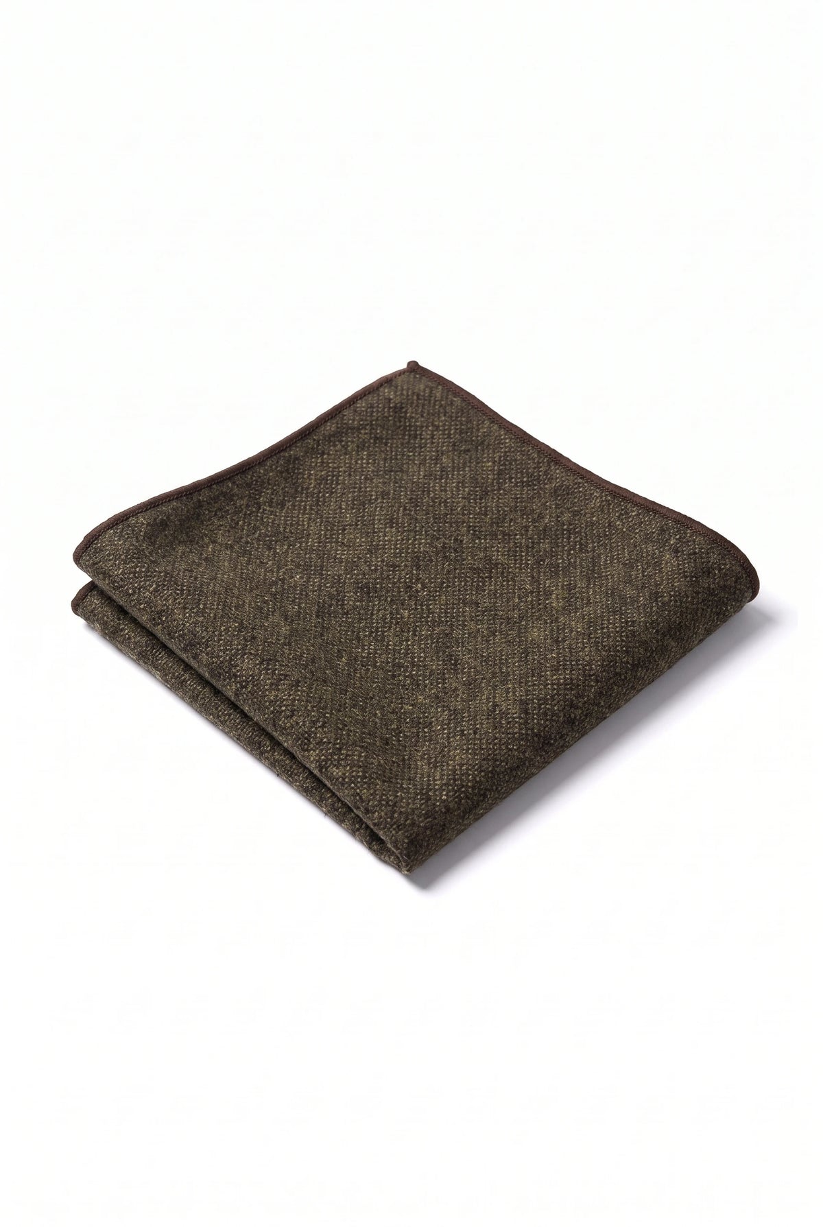 Herenpochet van bruine tweed
