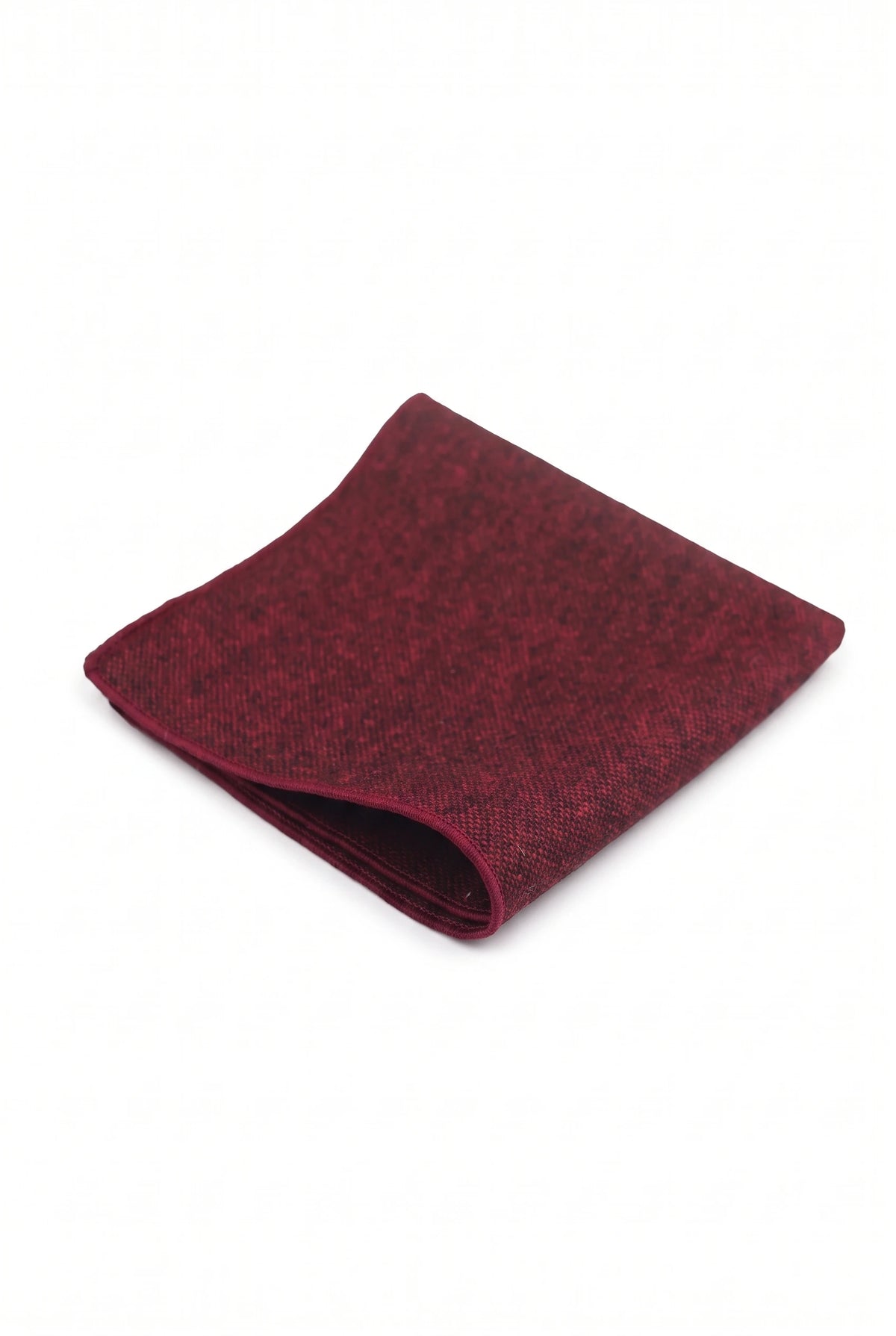 Herenpochet van bordeauxrode tweedwolmix