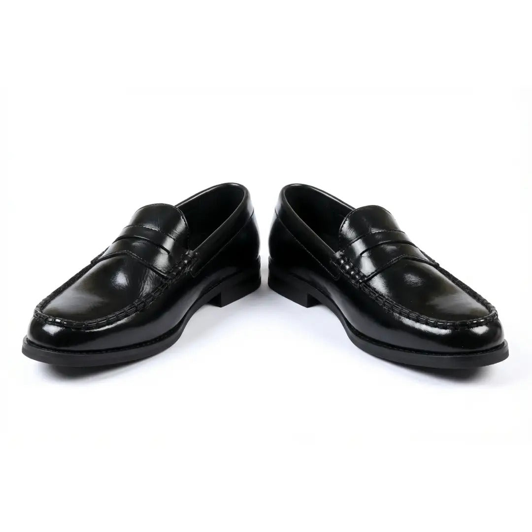 Klassieke Penny loafers voor heren van PU-leer