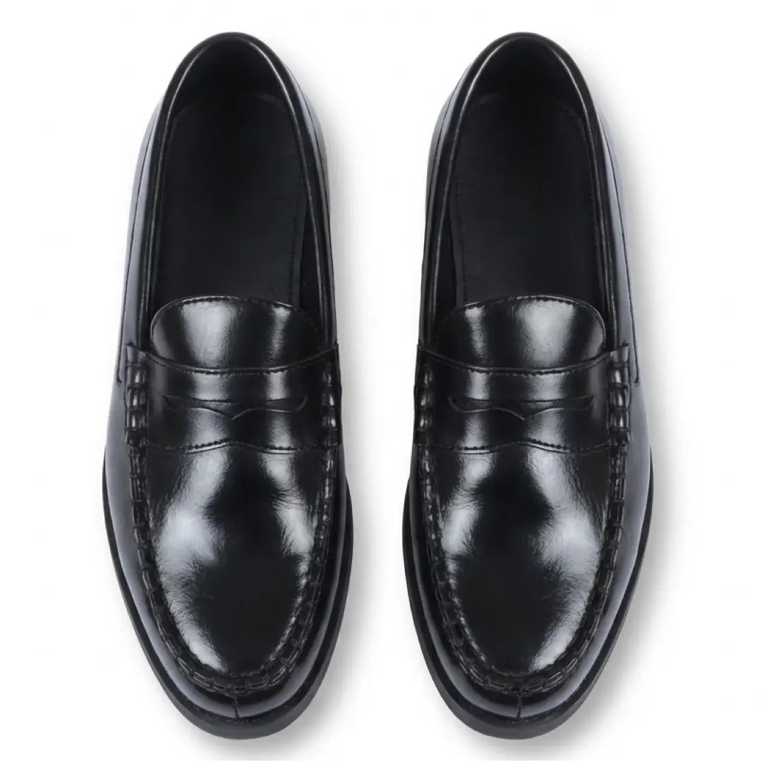 Klassieke Penny loafers voor heren van PU-leer