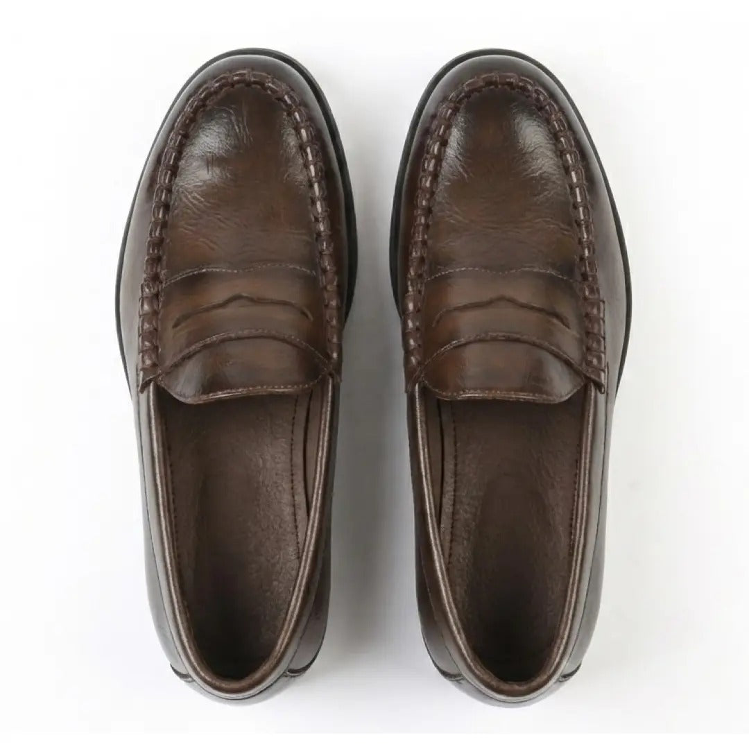Klassieke Penny loafers voor heren van PU-leer