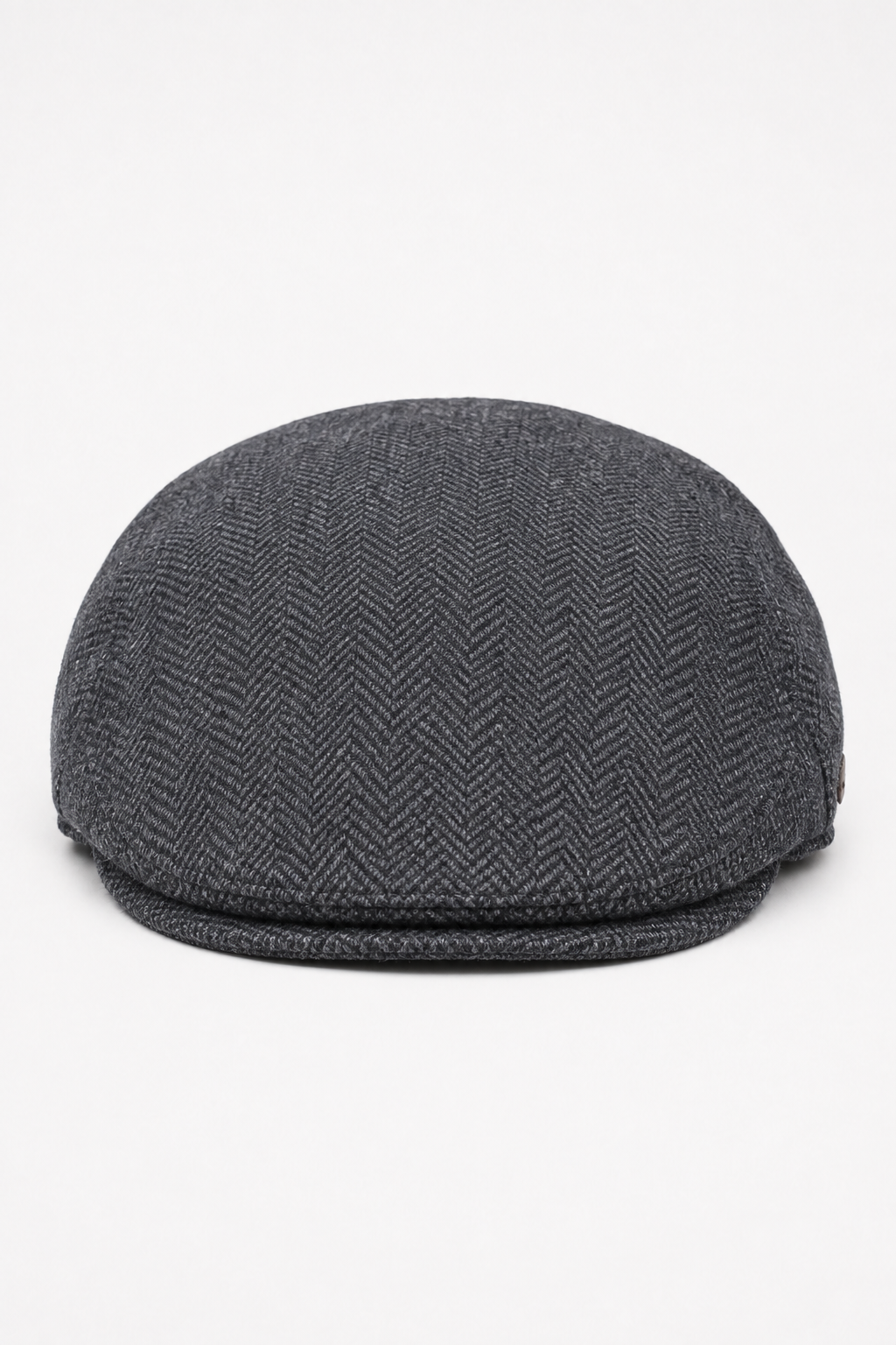 Heren platte pet wol visgraat antraciet tweed klassiek jaren 20 unisex Del Boy