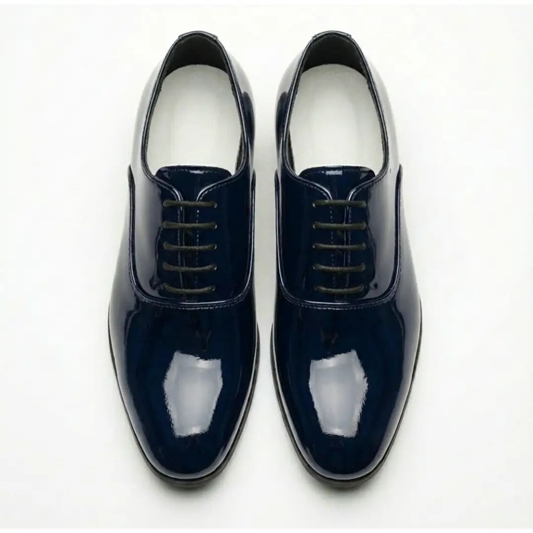 Formele Oxford-schoenen voor heren van lakleer (PU).