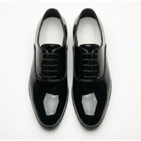 Formele Oxford-schoenen voor heren van lakleer (PU).