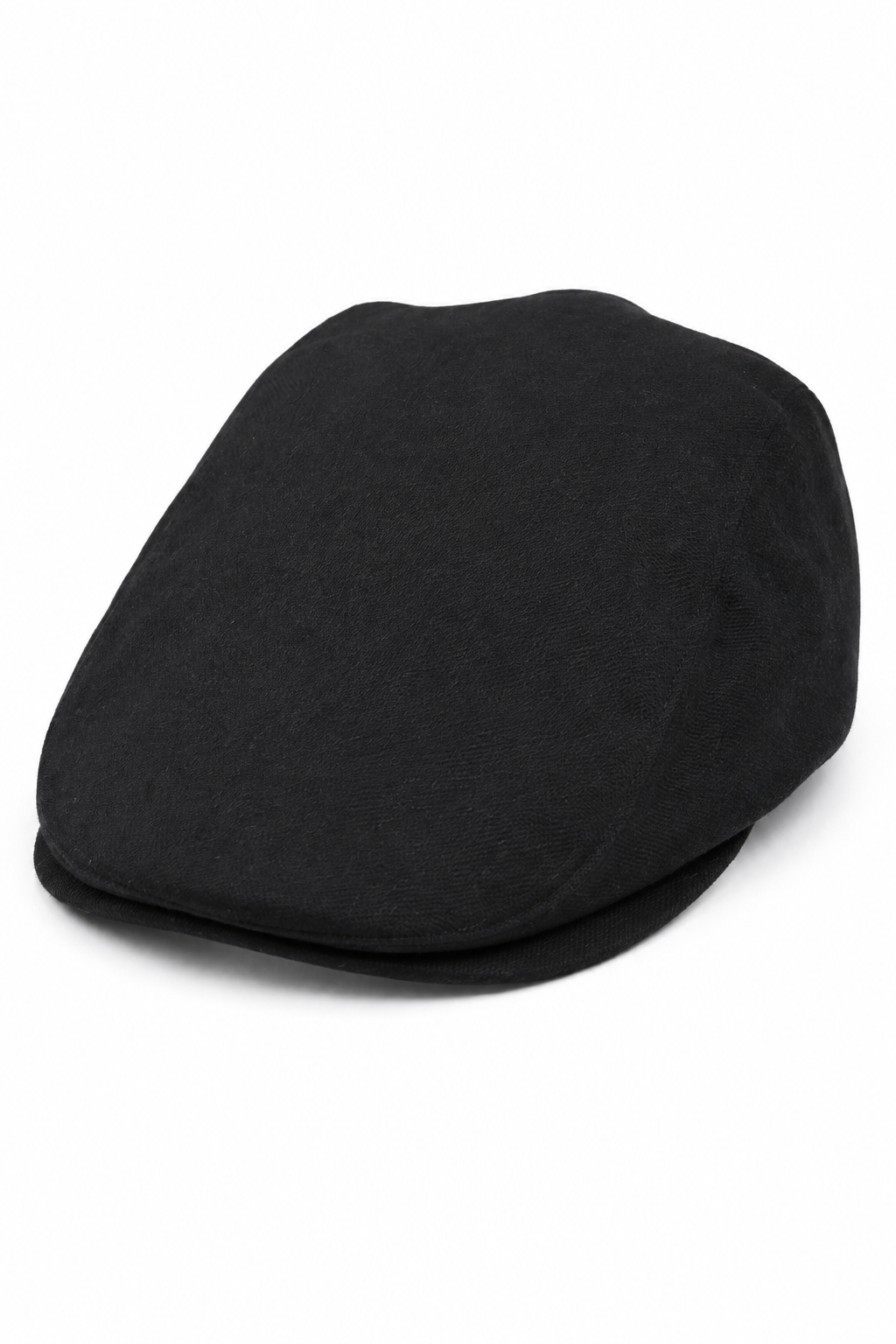 Heren Grandad Baker platte zwarte pet 8-panel tweed vintage klassieke smart casual jaren 20