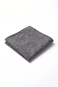 Grijze tweed pochet voor heren