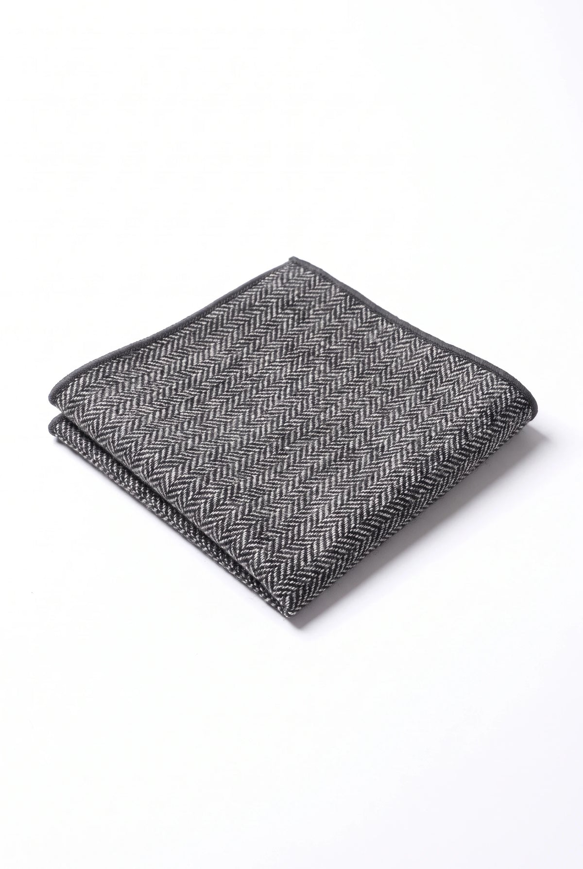 Grijze tweed pochet voor heren
