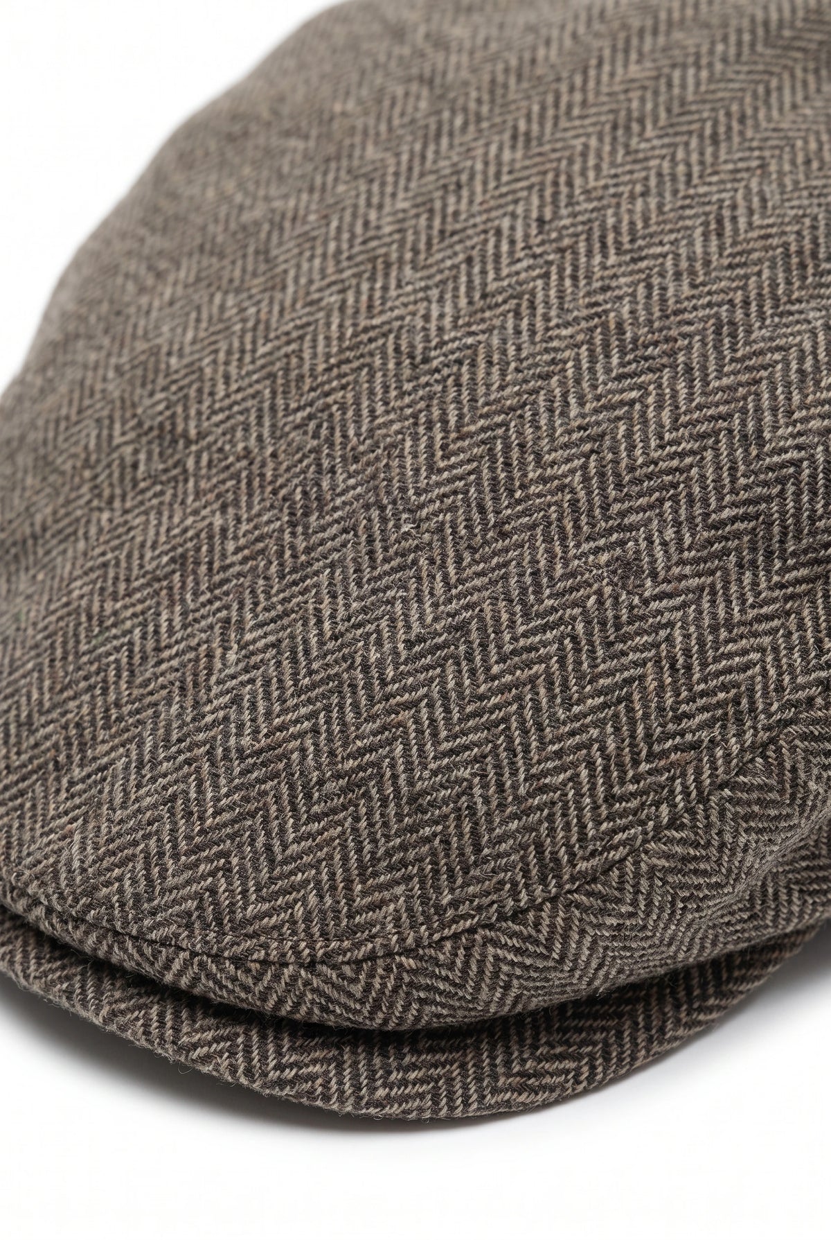 Khaki platte pet voor heren
