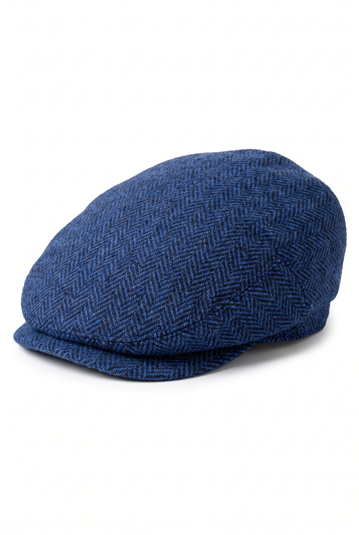 Klassieke platte pet voor heren in marineblauw