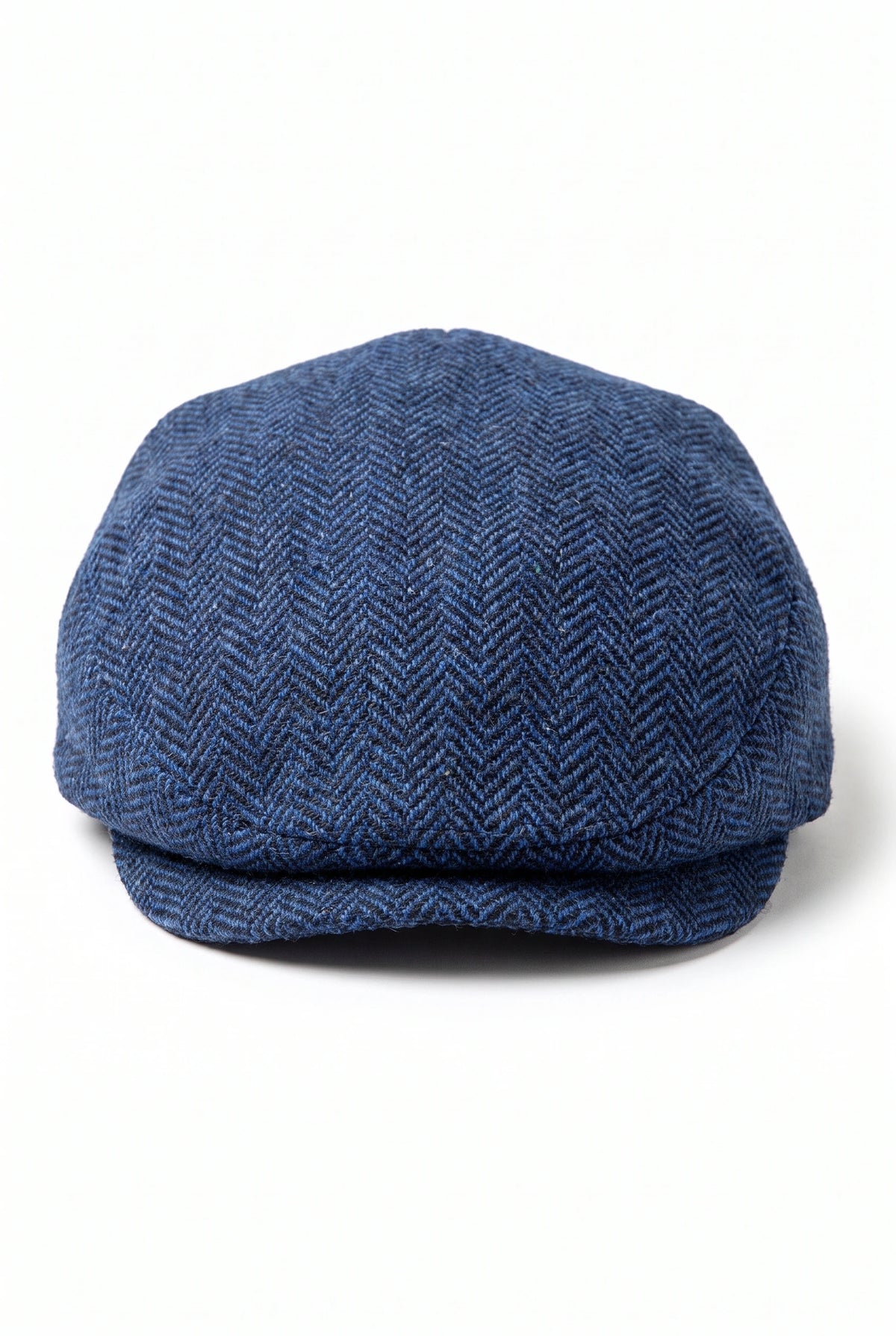 Klassieke platte pet voor heren in marineblauw