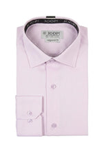 Herenoverhemd met lange mouwen en knoopsluiting - Roze
