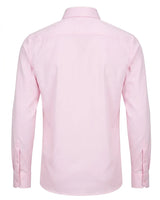 Herenoverhemd met lange mouwen en knoopsluiting - Roze