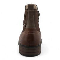 Waterbestendige Chelsea enkellaarsjes voor heren in Mokka Brown