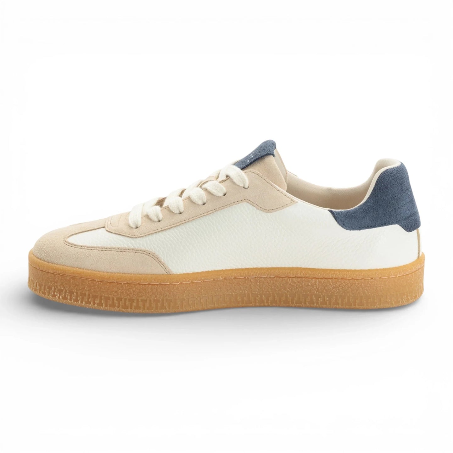 Off White leren sneakers voor heren met rode streep
