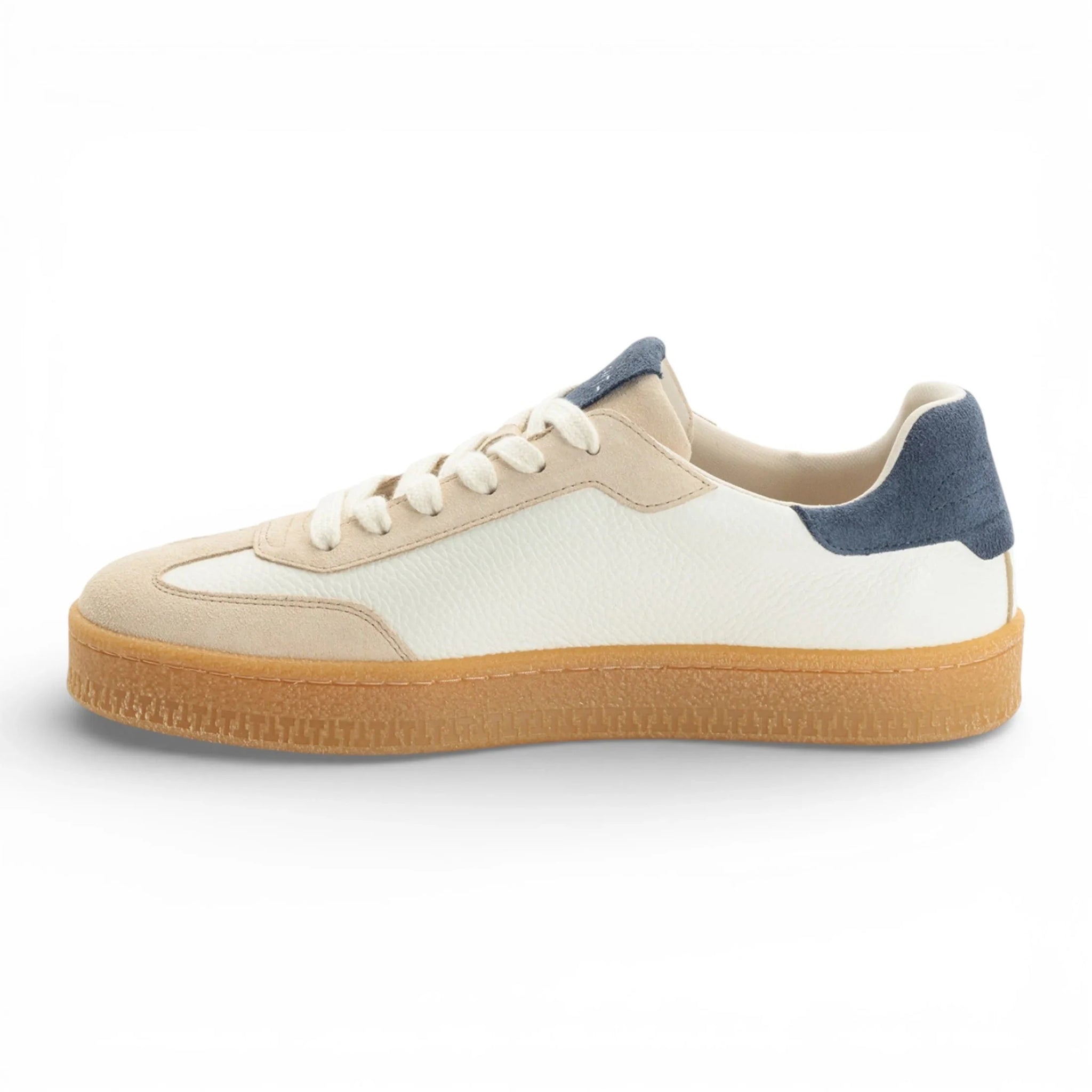 Off White leren sneakers voor heren met rode streep
