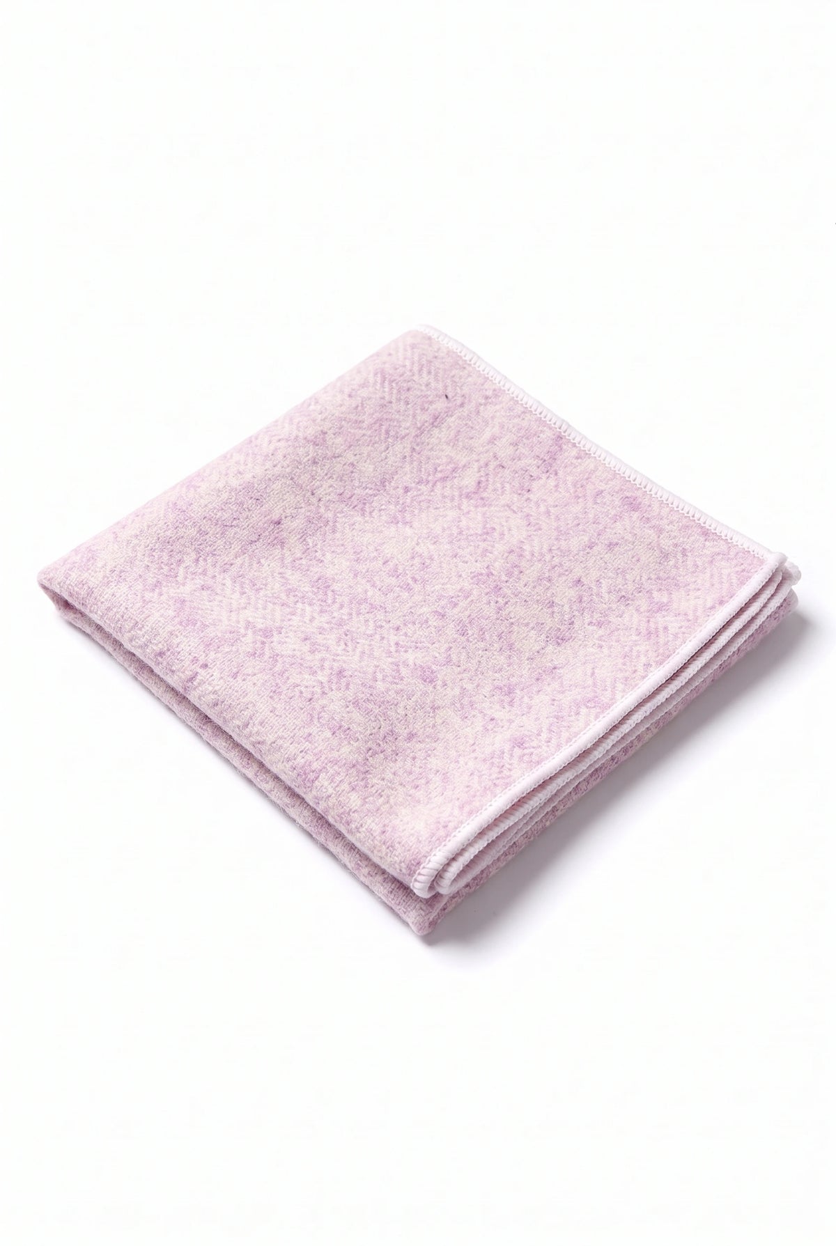 Roze pochet van tweedwolmix voor heren