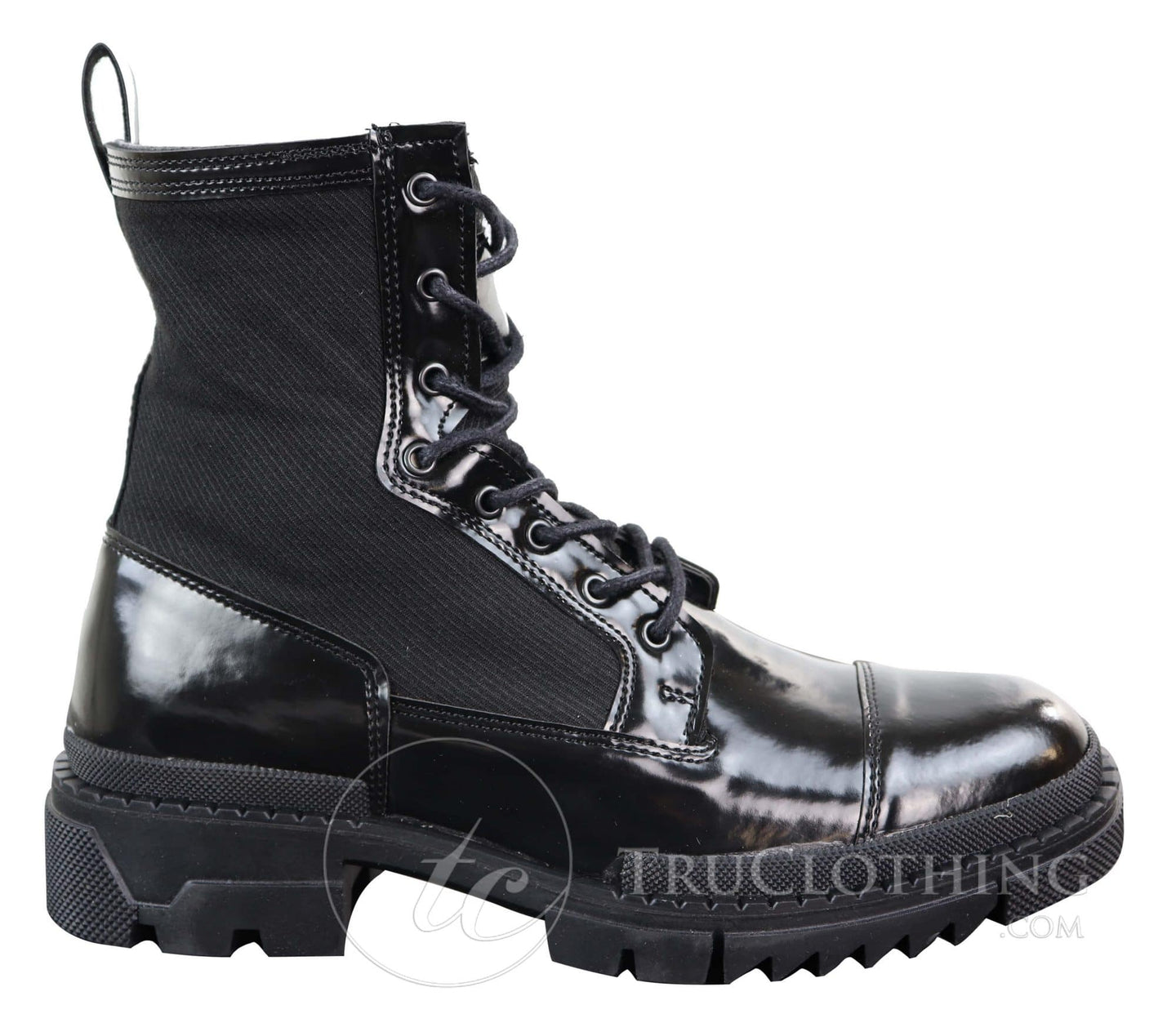 Mens PU Leather Ankle Boots