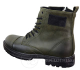 Mens PU Leather Zipped Ankle Boots