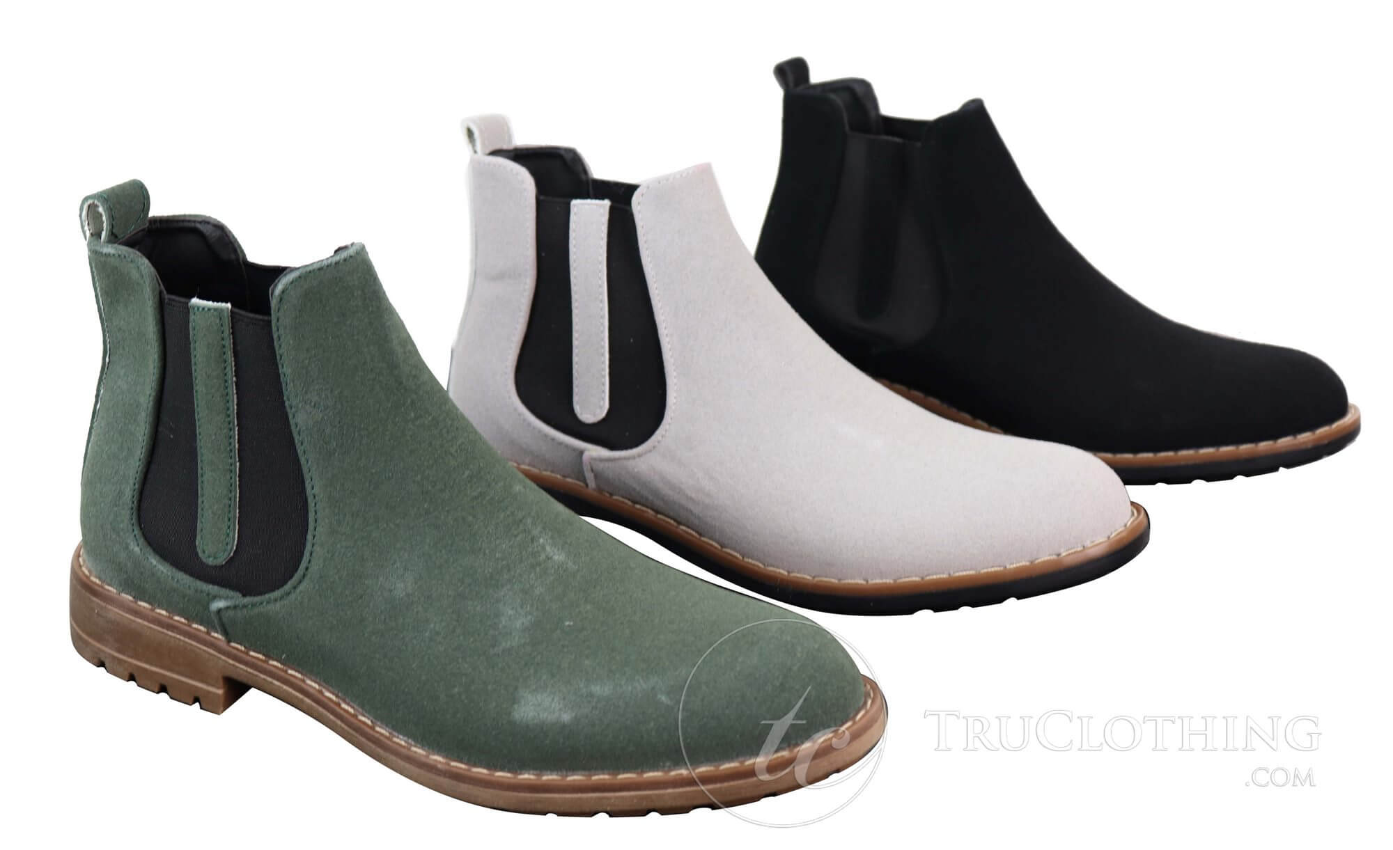 Mens PU Suede Dealer Boots