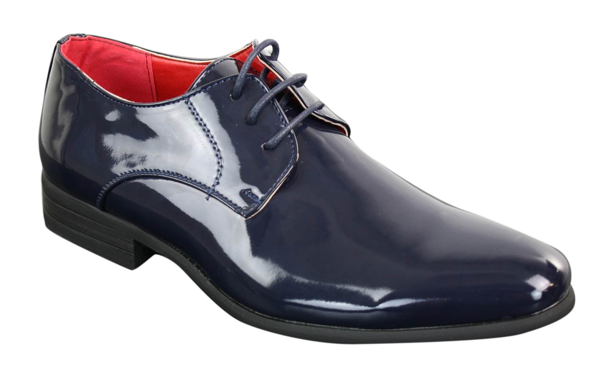 Mens Shiny Patent Formal Shoes