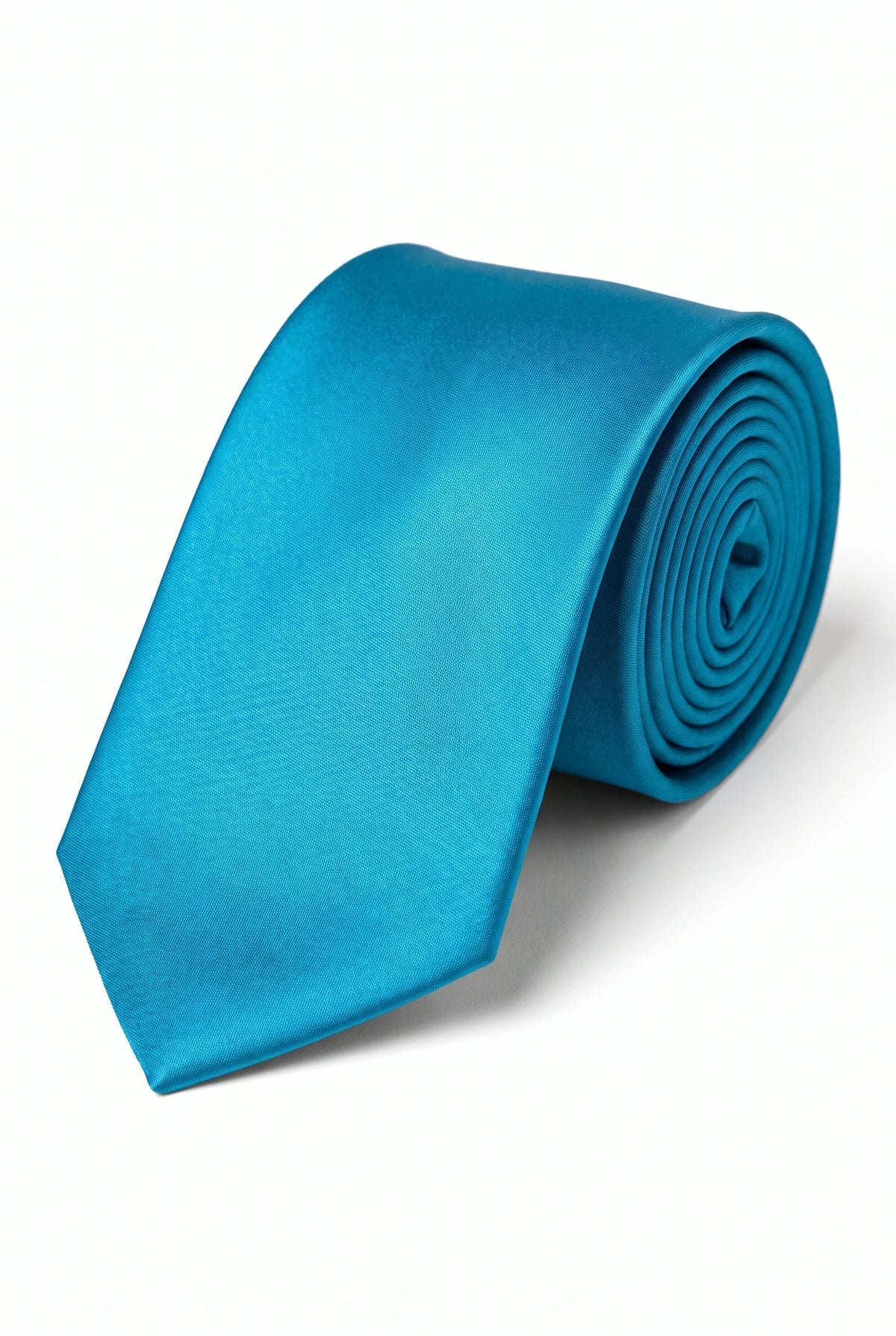 Turquoise stropdasset voor heren