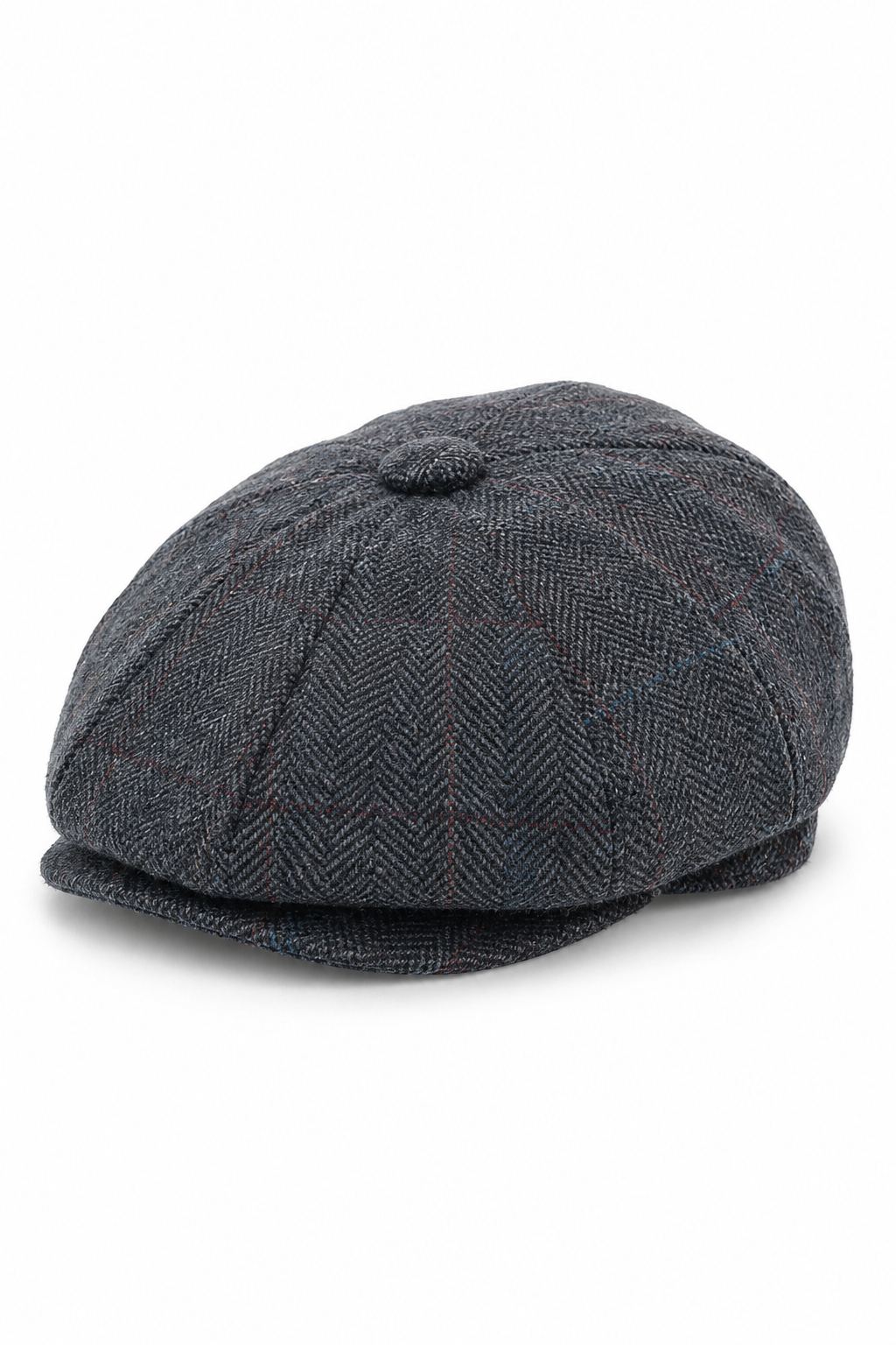 Peaky Blinders pet met tweed ruitjesmotief voor heren