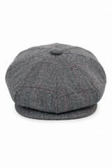 Peaky Blinders pet met tweed ruitjesmotief voor heren