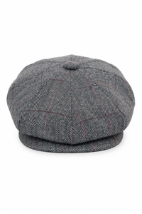 Peaky Blinders pet met tweed ruitjesmotief voor heren